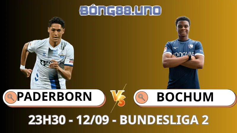 Soi Kèo Paderborn vs Bochum - Bundesliga 2 - 12/09/2025